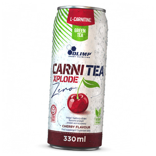 Жироспалювач порційний Olimp Nutrition Carni-Tea Xplode Zero 330мл Вишня (02283035) фото №1