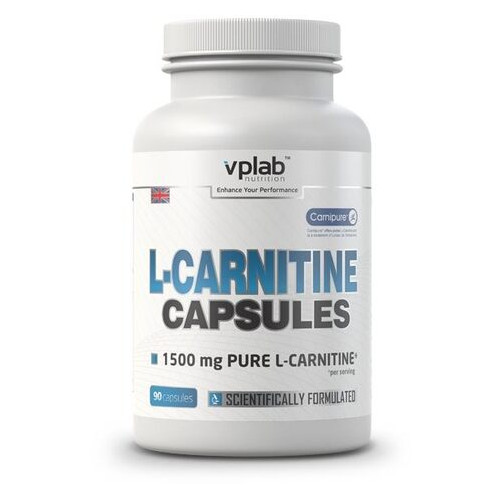 Карнитин VPLab L-Carnitine 1500 mg 90 капсул  фото №1