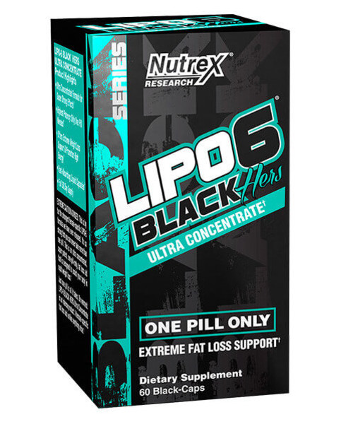 Жироспалювач Nutrex Research Lipo-6 Black Hers Ultra Concentrate 60 liqui-caps фото №3
