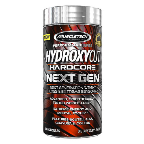 Жиросжигатель Muscle Tech Hydroxycut Hardcore Next Gen 180 капсул (4384300763) фото №1