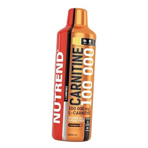 Жироспалювач Nutrend Carnitine 100000/1000мл апельсин фото №2