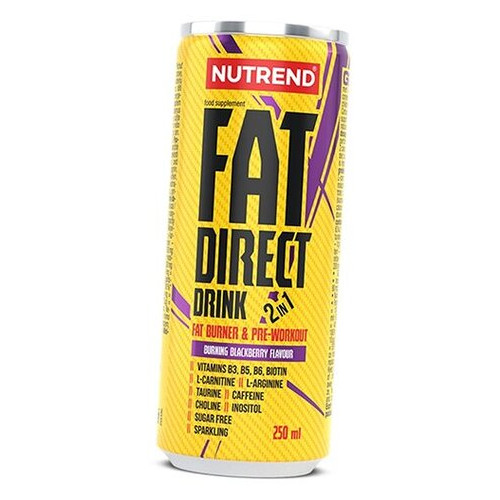 Жиросжигатель Nutrend Fat Direct Drink 250мл Ежевика (02119021) фото №1