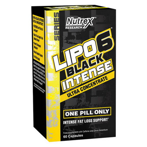 Гирозжигатель Nutrex Lipo 6 Black Intense Ultra Concentrate 60 black-caps фото №1