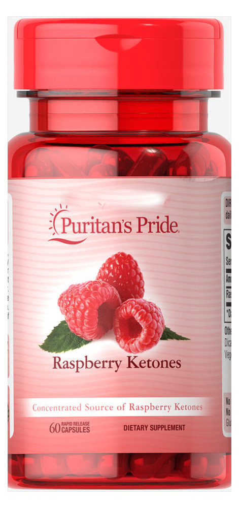 Жиросжигатель Puritan's Pride Raspberry Ketones 100 mg 60 капсул (4384301648) фото №1