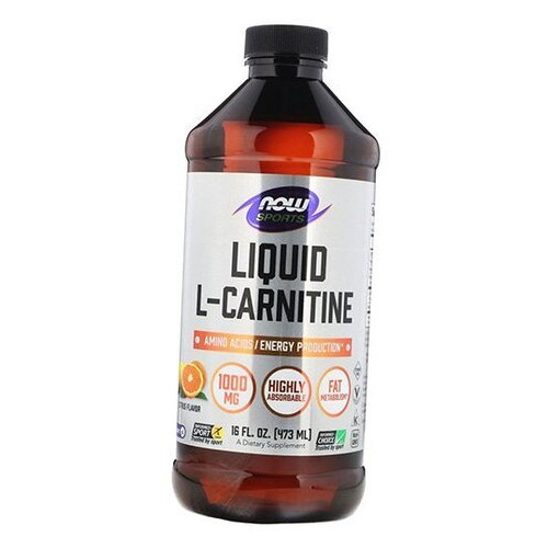 Жироспалювач Now Foods Carnitine Liquid 1000 473мл Цитрус (02128013) фото №2