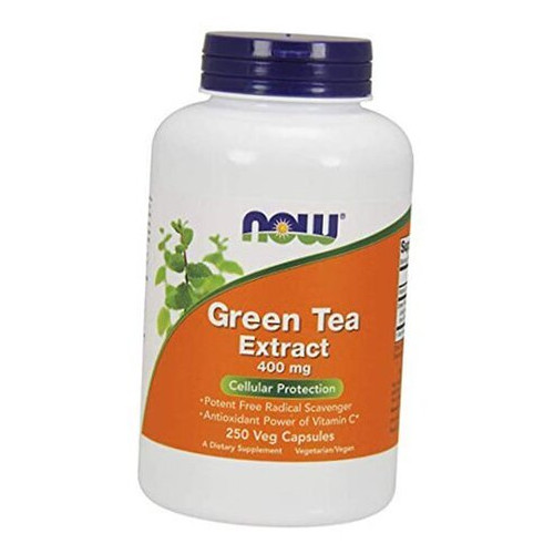 Жироспалювач Now Foods Green Tea Extract 400 250 вегкапсул (02128014) фото №2