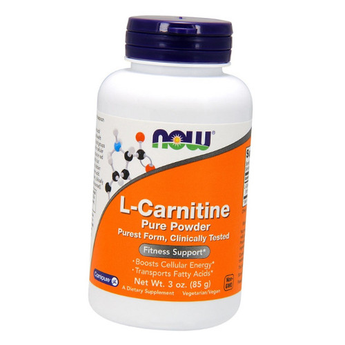 Now Foods L-Carnitine Pure Powder 85 г (02128019) фото №1