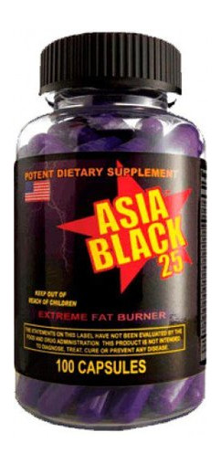 Спалювач жиру Cloma Pharma Asia Black 100 капсул фото №1