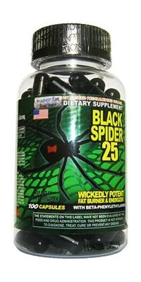 Жироспалювач Cloma Pharma Black Spider 100 капсул (7891) фото №1