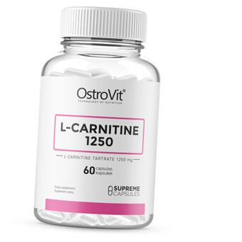 Жироспалювач Ostrovit L-carnitine 1250 60капс (02250013) фото №1