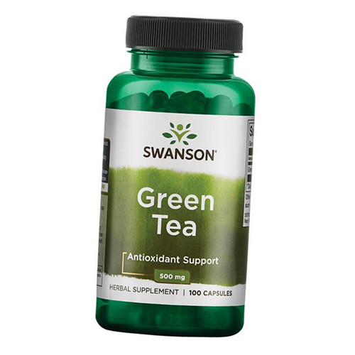 Зелений чай Swanson 100 капсул (02280002) фото №1