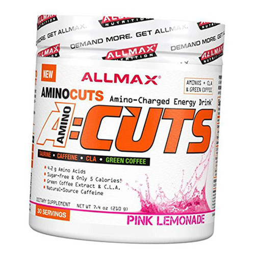 Жироспалювач Allmax Nutrition Aminocuts 252г Рожевий лимонад (02134013) фото №1
