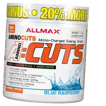 Жироспалювач Allmax Nutrition Aminocuts 252г Синя малина (02134013) фото №1