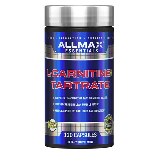 Карнітин Allmax Nutrition L-Carnitine Tartrate 120 капсул фото №1