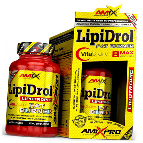 Amix Nutrition LipiDrol Fat Burner 120капсул (02135013) фото №1