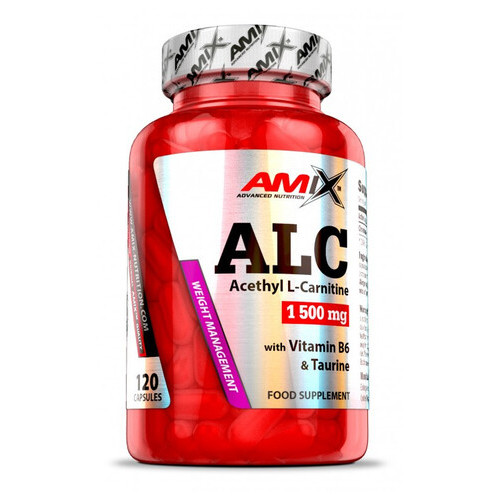 Карнітин Amix Nutrition ALC with Taurine Vitamin B6 120 капсул фото №1