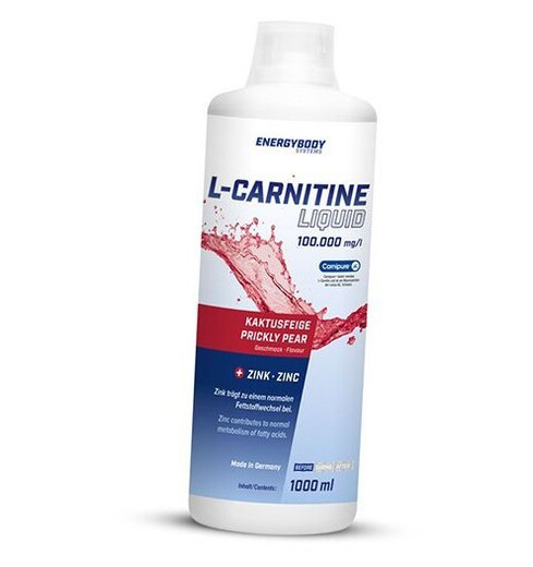 Жироспалювач Energy Body L-Carnitine Liquid 1000мл Кактус-груша (02149001) фото №2