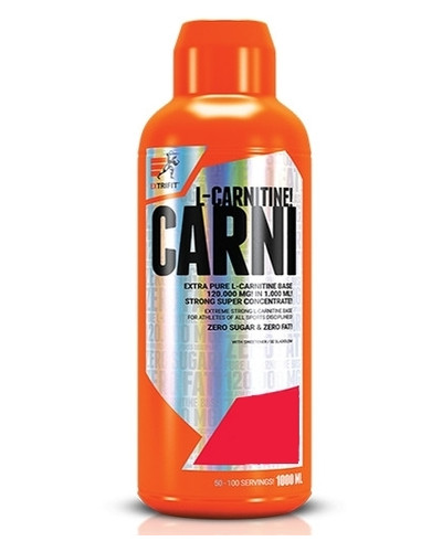Карнітин Extrifit Carni 120000 mg Liquid 1000 мл суниці м'ята фото №2