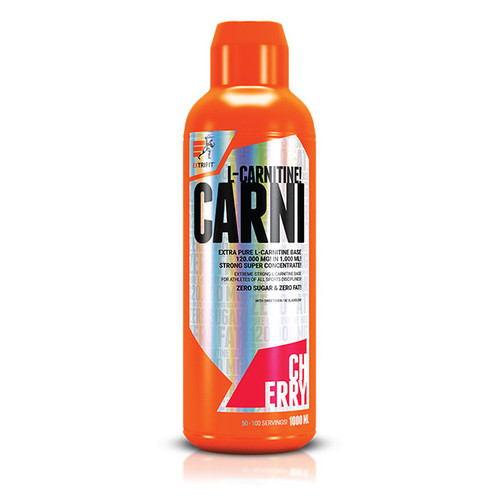 Жироспалювач Extrifit Carni Liquid 120000 mg 1000 мл Лісова полуниця з м'ятою фото №1