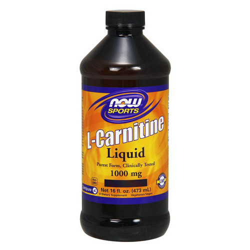 Карнітин NOW Sports L-Carnitine Liquid 1000 mg 473 мл цитрус фото №2