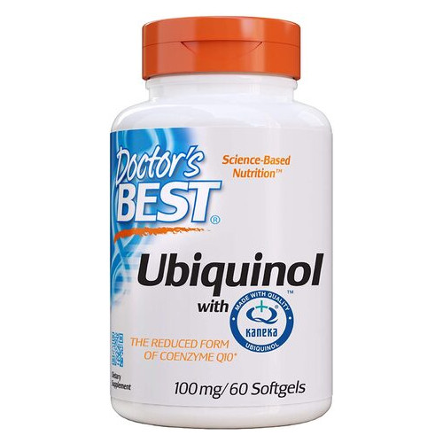 Специальный продукт Doctor's Best Ubiquinol with Kaneka 60 капсул (4384302758) фото №1