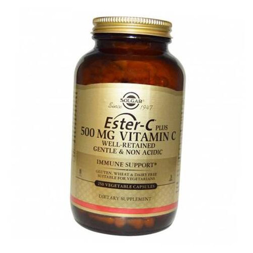 Спеціальний препарат Solgar Ester-C 500 plus Vitamin C 250 вегкапсул (70313012) фото №1