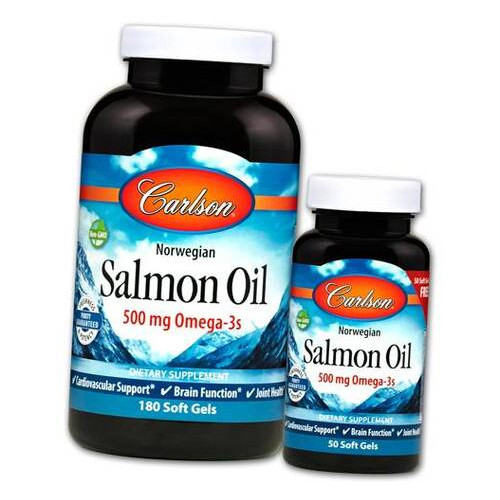 Спеціальний препарат Carlson Labs Salmon Oil 230 гелкапсул (67353001) фото №1