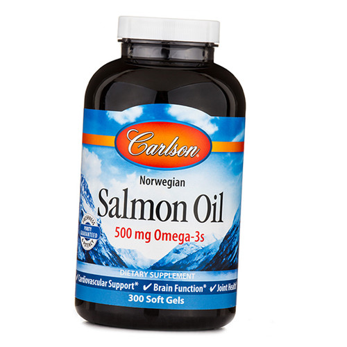 Спеціальний препарат Carlson Labs Salmon Oil 300 гелкапсул (67353001) фото №2