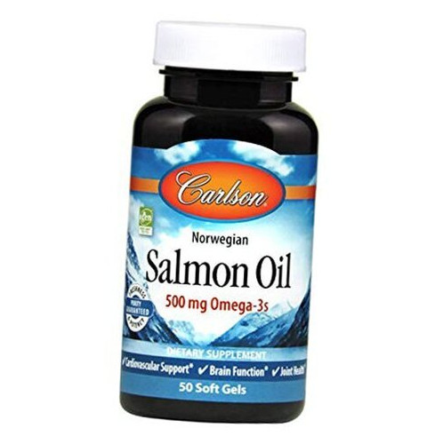 Спеціальний препарат Carlson Labs Salmon Oil 50 гелкапсул (67353001) фото №1