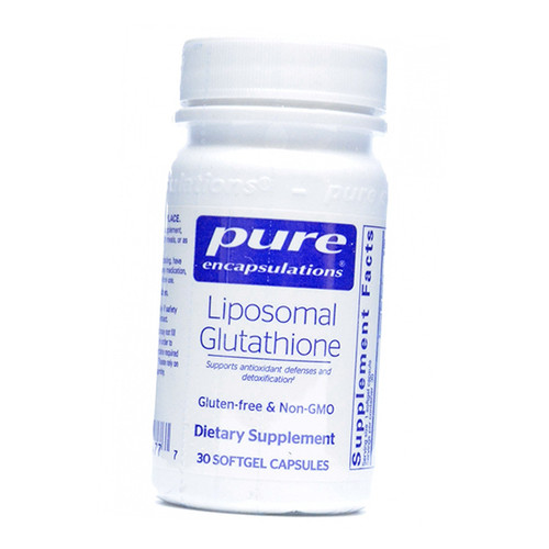 Спеціальний препарат Pure Encapsulations Liposomal Glutathione 30 гелкапсул (70361007) фото №1