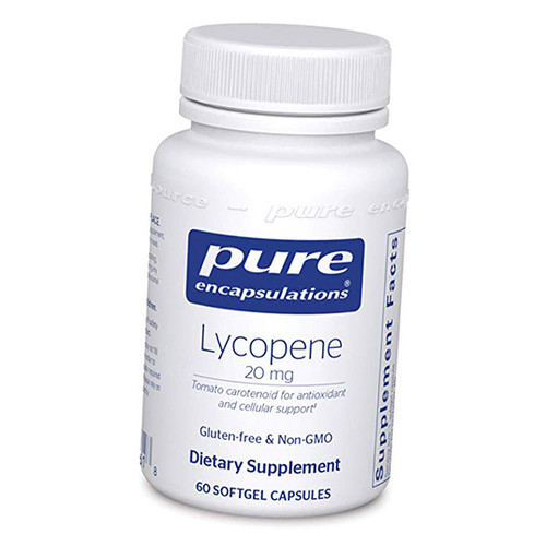 Спеціальний препарат Pure Encapsulations Lycopene 20 60 гелкапсул (70361009) фото №2