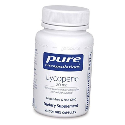 Спеціальний препарат Pure Encapsulations Lycopene 20 60 гелкапсул (70361009) фото №1