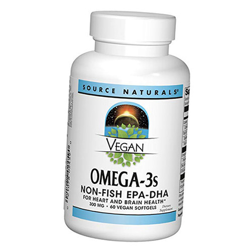 Спеціальний препарат Source Naturals Omega-3s EPA-DHA 60 вег. гелкапсул (67355005) фото №2