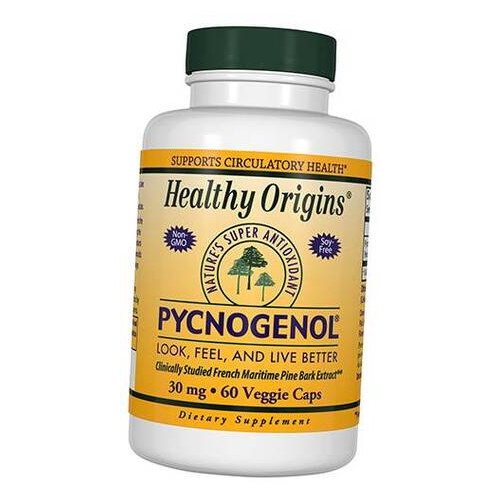 Спеціальний препарат Healthy Origins Pycnogenol 30 60 вегкапсул (70354010) фото №1