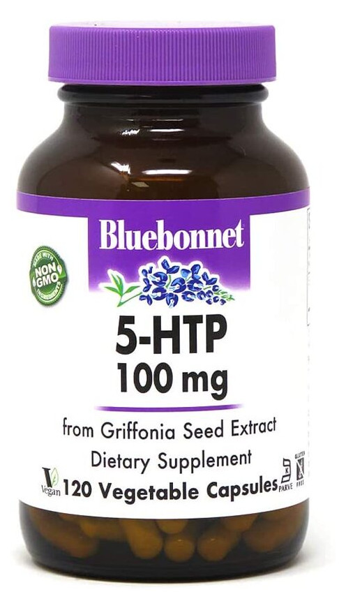 Спеціальний продукт Bluebonnet Nutrition 5-HTP 100 мг 120 капсул (4384302915) фото №1