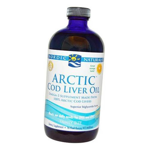 Спеціальний препарат Nordic Naturals Arctic Cod Liver Oil 473мл Апельсин (67352001) фото №2