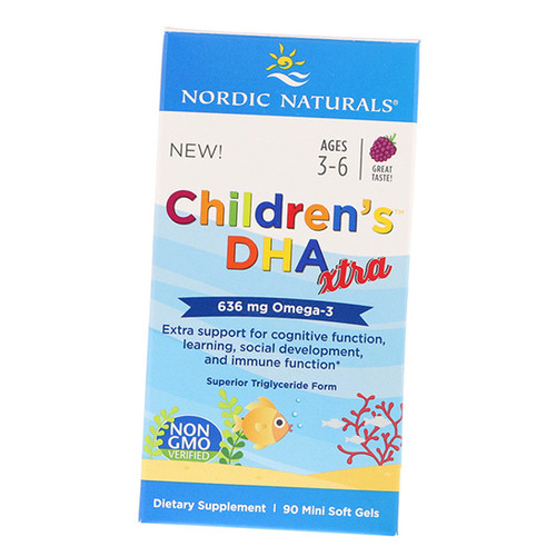 Спеціальний препарат Nordic Naturals Children's DHA Xtra 90 гелкапсул Ягода (67352007) фото №2