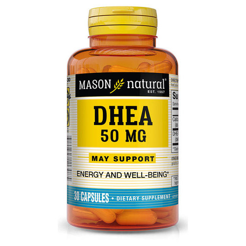 Підвищення тестостерону Mason Natural DHEA 30 капсул фото №1