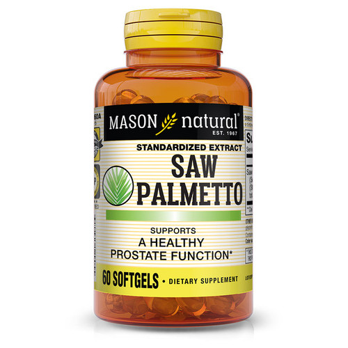 Підвищення тестостерону Mason Natural Saw Palmetto 60 капсул фото №1