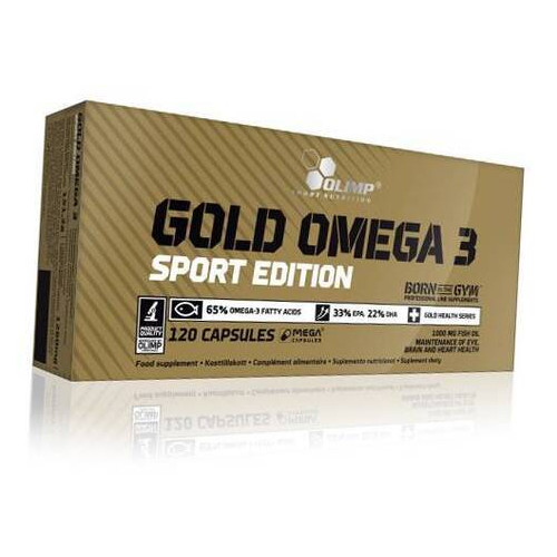 Спеціальний препарат Olimp Nutrition Gold Omega-3 Sport 120 гелкапсул (67283007) фото №1