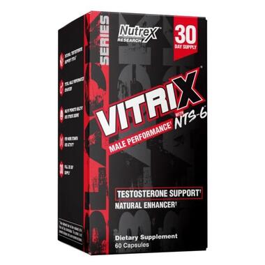 Підвищення тестостерону Nutrex Research Vitrix 60 капсул  фото №1