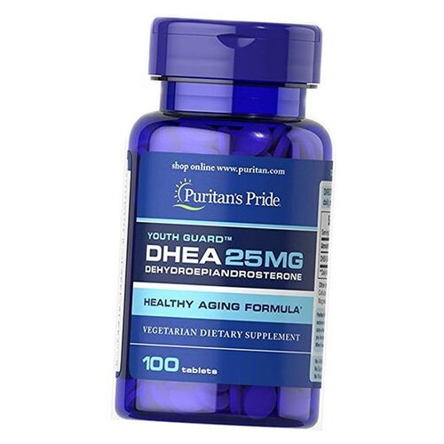 Спеціальний продукт Puritans Pride DHEA 25 mg 100 таблеток (4384301537) фото №1