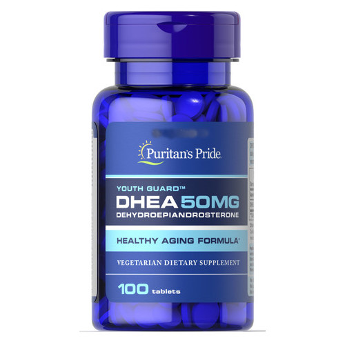 Спеціальний продукт Puritans Pride DHEA 50mg 100 таблеток (4384301538) фото №2