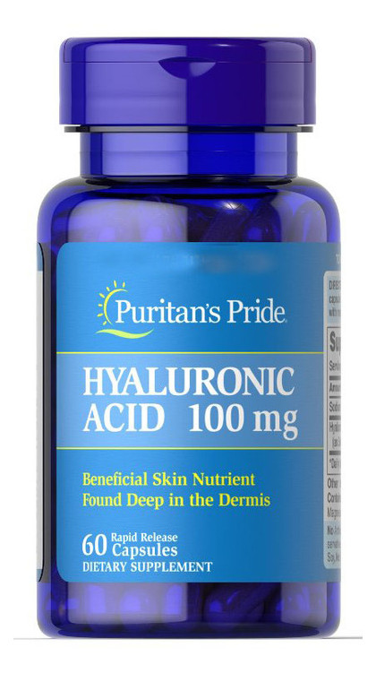Хондропротектор Puritans Pride Hyaluronic Acid 100 мг 60 капсул (4384301446) фото №2