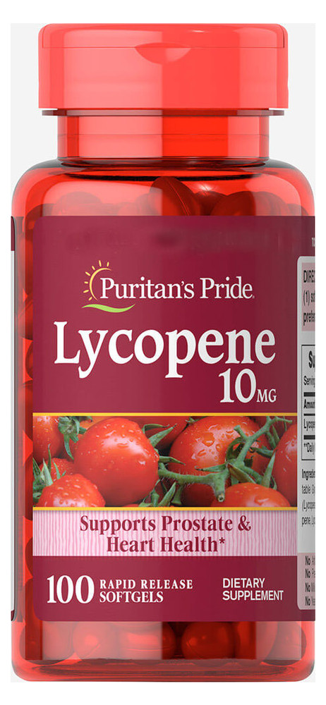 Спеціальний продукт Puritan's Pride Lycopene 10 mg 100 капсул (4384301598) фото №1