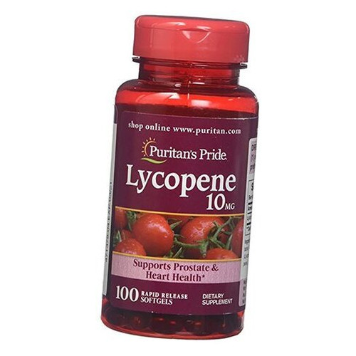 Спеціальний продукт Puritan's Pride Lycopene 10 mg 100 капсул (4384301598) фото №2