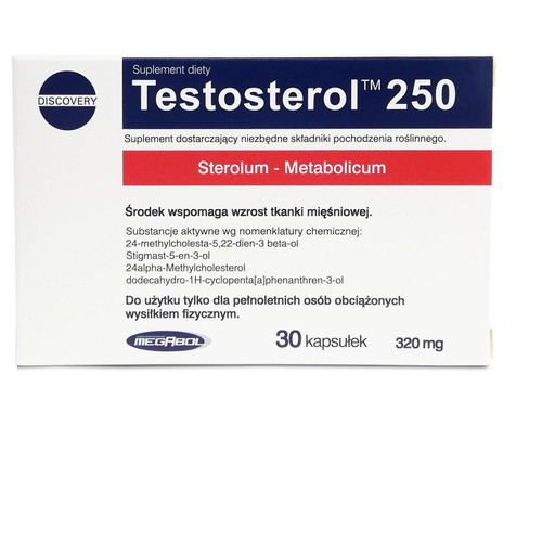 Підвищення тестостерону Megabol Testosterol 30 капсул фото №1
