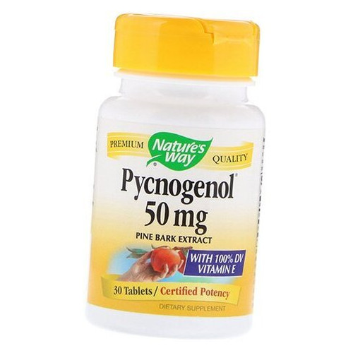 Спеціальний препарат Nature's Way Pycnogenol 50 30 таблеток (70344001) фото №1