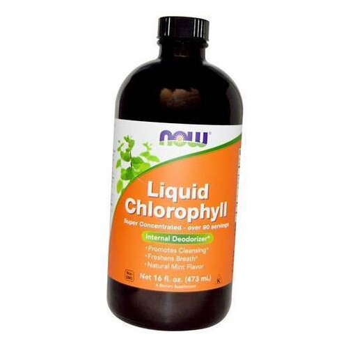 Спеціальний препарат Now Foods Liquid Chlorophyll 473мл М'ята (70128021) фото №1