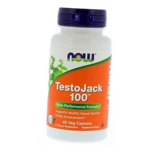 Спеціальний препарат Now Foods Testo Jack 100 60 вегкапсул (08128006) фото №1